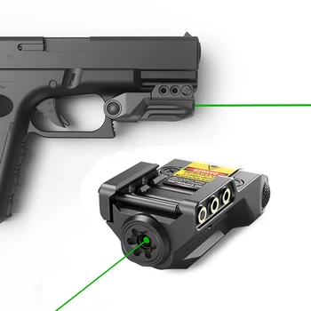 Laserspeed subcompact zelená 9mm pištoľ laserový zameriavač usb nabíjateľné pre pištole, zbraň, laserové ukazovátko mira laser para pistola