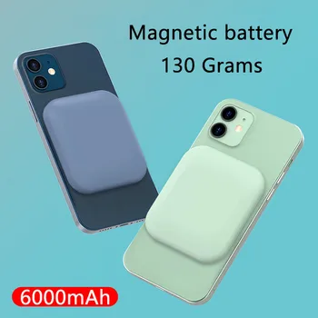 Pre 2021 Magsafe Nabíjačku Magnetické Wireless Power Bank roku 2020 iphone 12 12Pro 12ProMax 12mini Ultra-tenké Magnet späť batérie