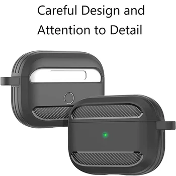 Kryt Pre Apple Airpods pro Prípade Uhlíkových Vlákien Slúchadlo Príslušenstvo Bezdrôtového pripojenia Bluetooth Kryt Pre Airpods 2 3 Veci S Hákom