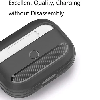 Kryt Pre Apple Airpods pro Prípade Uhlíkových Vlákien Slúchadlo Príslušenstvo Bezdrôtového pripojenia Bluetooth Kryt Pre Airpods 2 3 Veci S Hákom