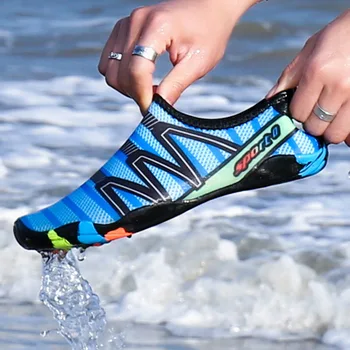 2020 Muži Ženy Pláže, Letné Vonkajšie Detské Topánky Plávanie Papuče Na Surfovanie Rýchle Sušenie Aqua Topánky Pokožky Pruhované Ponožky Topánky Vody
