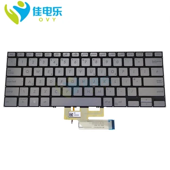 OVY UK podsvietená klávesnica pre ASUS zenbook flip 14 UX462 UX462DA UX462FA striebro šedá náhradná klávesnica 0KNB0-262NUK00 predaj
