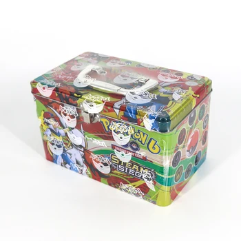 Pokemon GX EX MEGA Kryt pamäťovej Karty 3D Verzia MEČ, ŠTÍT SUN&MOON Prenosné Veľké Železa Box Karty Zberateľské Darček Detí, Hračky