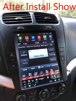 Tesla Android 9.0 Auto Multimediálny Prehrávač Pre Fiat Freemont Dodge Journey autorádio S GPS Navigácie Multimediálny Prehrávač, WIFI