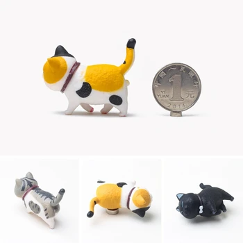 Wholesales 9 Ks/veľa Kvalitných 3D Magnetické Chladnička Magnet Roztomilé Anime Mačka Zvierat, Magnet na Chladničku Deti Tabuľa Magnet