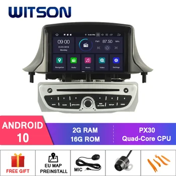 WITSON Android 10.0 IPS HD Displej na RENAULT Megane 3 / Pôsobeniu AUTO DVD 4GB RAM+64GB FLASH 8 Octa-Core+DVR/WIFI+DSP+DAB+OBD