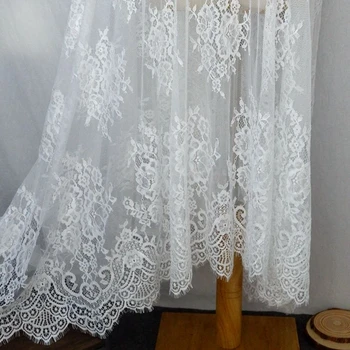 1 Kus=1.5*3 M šírka 1,5 m, dĺžka 3 metre rias chantilly čipky tkaniny! Kvalitné svadobné textílie