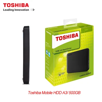 Nové TOSHIBA 500GB Externý HDD Prenosný Pevný Disk Disk HD, 2.5
