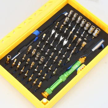 Nové magnetické bitový ovládač auta 63 v 1 Profesionálnych nástrojov pre opravy kit Multifunkčné presnosť skrutkovača nastavte pre iPhone Sumsung