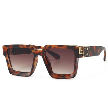 Nové Módne Značky slnečné Okuliare Muži Ženy Námestie UV400 Jazdy Okuliare Značky Dizajnér Luxusné Slnečné Okuliare Retro Gafas Feminino