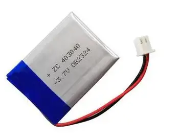 Doprava zadarmo 2ks/veľa 403040 453040 3,7 v 550mah polymer lithium batéria, li-po li-ion nabíjateľná batéria s XH2.54 konektor