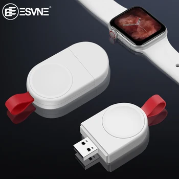 ESVNE Qi Bezdrôtovú Nabíjačku pre Apple hodinky 1/2/3/4 Rýchle USB wirless nabíjanie Pre iwatch