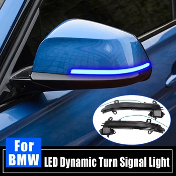 Dynamické Blinker Zase Signál LED Svetlo Pre BMW F20 F21 F22 F30 E84 1 2 3 4 Série Tečúcej Vody Indikátor