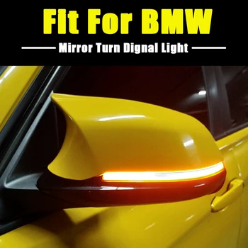 Dynamické Blinker Zase Signál LED Svetlo Pre BMW F20 F21 F22 F30 E84 1 2 3 4 Série Tečúcej Vody Indikátor