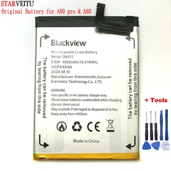 STARVEITU Pôvodné 4680mAh Batérie pre Blackview A80 Pro Náhradné kontakty batérie Nabíjateľná Lítium-Iónových Batérií pre Blackview A80
