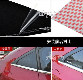 SIKALI SKL auto príslušenstvo Zadné okno trojuholník patch nálepky Odráža Tvár Panel Paster kryt výbava vhodné pre chevrolet cruze