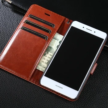 Pre Huawei Honor 6A DLI-TL20 DLI-AL10 Prípadoch Flip Prípade Česť 6 Smartphone Peňaženky, Kožené Kremíka Shockproof Ochranné puzdro