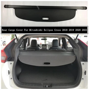 Zadné Cargo Kryt Na Mitsubishi Eclipse Kríž 2018-2021 Oblasť Opony Obrazovke Tieni Batožinového Priestoru Security Shield Auto Príslušenstvo