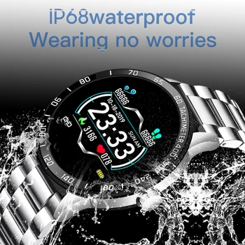 LIGE Smart Hodinky Mužov Fitness Tracker Vodotesný IP67 Srdcovej frekvencie, Krvného Tlaku Krokomer Pre Android ios Športové smartwatch +Box