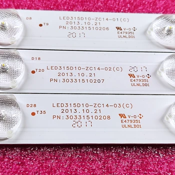 Podsvietenie LED pásy 10 Lampa pre LED315D10-ZC14-01(D) 02(D) 03(D) LE32TE5 LED315D10-ZC14 LE32D8810 LE32D8810 LD32U3100 LE32F3000W