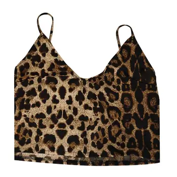 Ženy Plus Veľkosť Faux Hodváb priesvitný Set spodnej Bielizne Sexy tvaru Plodín Top Šnúrkou Pás Šortky Retro Leopard Tlač Pyžamo Sleepwear S-3XL