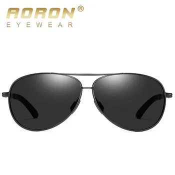 AORON slnečné Okuliare Pánske Polarizované Povlak Zrkadlo okulary Gafas Vysokú Kvalitu Novo Muž Slnečné Okuliare Outdoor Jazdy Okuliare UV400 S4