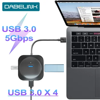 USB 3.1 HUB Typ C pre Multi Port USB 3.0 2.0 Dock pre povrchovú pro MAC Príslušenstvo PC Typ Počítača-C, USB Rozdeľovač 5 Port HUB