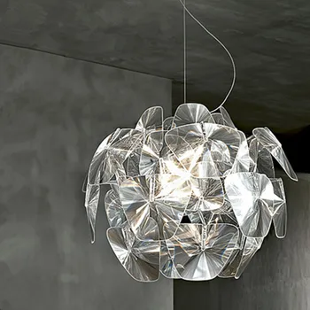 Jednoduché, Jednoduché Moderné Laserové Svetlá Akryl Transparentný Nordic Obývacia Izba dekorácie Spálňa Lampa Dúfam, že Apple Kaviareň Prívesok Svetlo