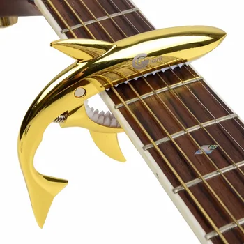 Žralok Gitara Capo String Capotraste Violao pre Akustické Elektrické Guitarra Basy 6 Strún