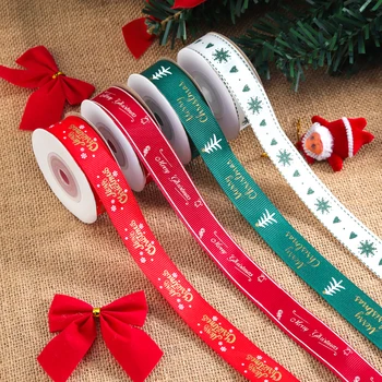 10Yard Vianočné Páse s nástrojmi Polyesterové Pásky Samoopaľovacie Páse s nástrojmi Vytlačené Vianočné Páse s nástrojmi Pre Vianočné Dekorácie DIY Šitie Textílie