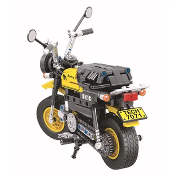 Víťaz 7071 402pcs Technic Mini Motocykel Motorke stavebným diy Tehla Model Tehly Inteligentné Hračky pre Deti,