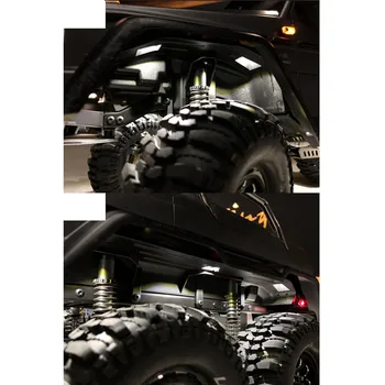 Koliesko Obočie Lampa Vodotesný LED Svetla Kit pre TRAXXAS Benz TRX6 G63 AMG 6x6 RC Auto Upgrade Diely