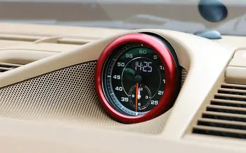 Zliatiny Interiér, prístrojová doska Kompas Kryt Výbava 1pcs pre Porsche Panamera 2017-2018 auto príslušenstvo
