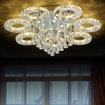 Moderné luxusné crystal led stropné Svietidlá osvetlenie obývacej izby, spálne, osvetlenie tvorivé reštaurácia Stropné svietidlo AC110-240V