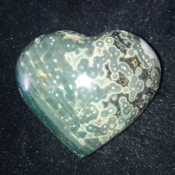 Prírodné Tichom kameň Jaspis srdci crystal kamenných minerálnych vzor crystal stonLove ornament