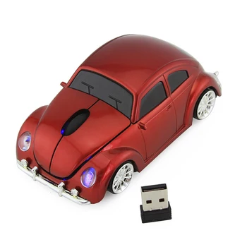 Príslušenstvo Notebook PC Bezdrôtová Myš 2,4 GHz, Optická USB Domov Led Batériou Napájaný Office Ergonomické Auto Tvar 1000dpi Počítača