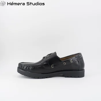 Hemera Studios mens topánky Nautic šaty topánky Pánske