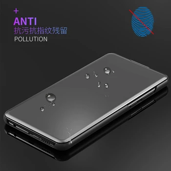 Pre Poco X3 NFC Prípade Zrkadlo Flip Prípade Luxusné Lode PU Kožené Stánok plný Kryt Na Ochranu Pocophone F2 Pro MI 10 TON Pro