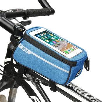 2020 Nový 6 Palcový Telefón Držiak Na Bicykel Bicykel Predné Trubice Taška Cyklistické Príslušenstvo Vodotesný Rám Prednej Strane Tašky Mobilný Mobilný Telefón Prípade