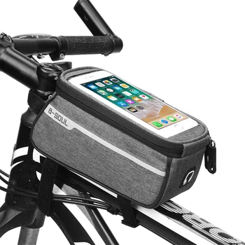 2020 Nový 6 Palcový Telefón Držiak Na Bicykel Bicykel Predné Trubice Taška Cyklistické Príslušenstvo Vodotesný Rám Prednej Strane Tašky Mobilný Mobilný Telefón Prípade