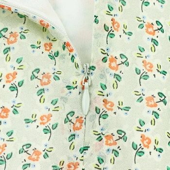 Letné ona v Elegantné dámske sukne bežné zelená kvetina tlače Vysoký Pás Split Sexy mini sukne za jupe 2020