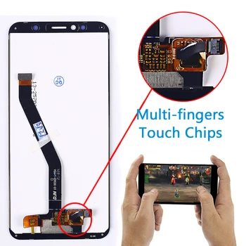Pre LCD Huawei Honor 7C Aum-L41 Aum-L41 Displej Vancca2 Dotykový Displej Oleophobic povlak 10 Dotyk Digitalizátorom. Montáž Rámu Nástroje