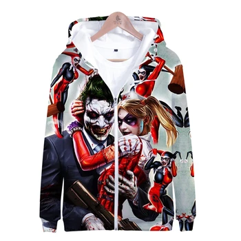 HAHA Joker Zábavnej 3d vytlačené hoodie Halloween Šialený Úsmev mikina streetwear módy mikiny, mikiny, Unisex Oblečenie Bunda