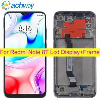 Amoled Pre Redmi Poznámka 8T Displej LCD Dotykový Displej Digitalizátorom. s montážou Rámu, Výmena+Nástroje 6.3