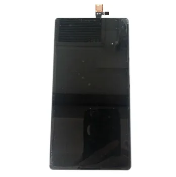 6.0 palcový Čierna Biela Farba Pre Sony Xperia T2 Ultra D5322 D5303 D5306 XM50 LCD Displej S Dotykový Snímač S montážou Rámu