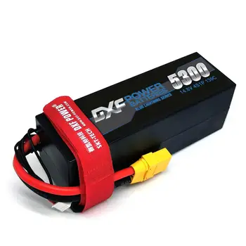DXF 4S LiPo Batérie 14,8 V V 5300mAh 130C-260C Hardcase XT60 pre RC 1/10 Rozsahu, Trx, Stampede Auto