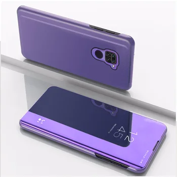 Pre Xiao POCO X3 NFC Mi 10 Ultra Telefón Prípade Luxusné Zrkadlo Flip Kožené Telefón puzdro pre Xiao Mi 10 TON Pro Málo M3 Kryt Coque
