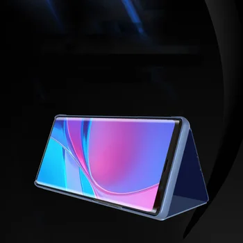 Pre Xiao POCO X3 NFC Mi 10 Ultra Telefón Prípade Luxusné Zrkadlo Flip Kožené Telefón puzdro pre Xiao Mi 10 TON Pro Málo M3 Kryt Coque