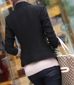 Najnovšie Modely Horúce Módne dámske Dlhý Rukáv Slim Business Voľný čas Klope Office Dámske Sako Kabát Outwear plus veľkosť