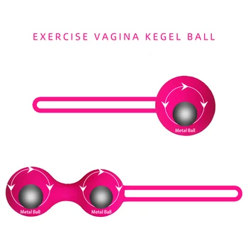Zmenšuje Kegel Gule S Lekárskeho Silikónu Vaginálne Loptu Sexuálne Hračky Pre Ženy/Pár Geisha Bolas Vagina Sprísnenie Exerciser